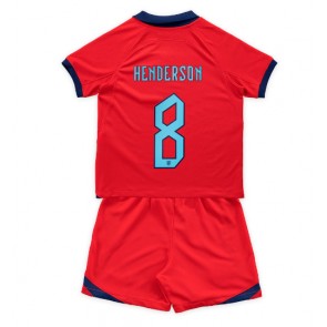 England Jordan Henderson #8 Udebanesæt Børn VM 2022 Kort ærmer (+ korte bukser)